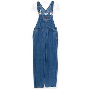 Vintage Y2K Gloria Vanderbilt Denim Overalls Wide Leg Retro Small
